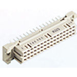 ERNI 48 Way 2.54mm Pitch Class C2, 3 Row, Straight DIN 41612 Connector, Socket