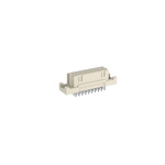 ERNI 30 Way 2.54mm Pitch, Type C/3 Class C2, 3 Row, Straight DIN 41612 Connector, Socket