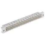 ERNI 64 Way 2.54mm Pitch, Type C Class C2, 2 Row, Straight DIN 41612 Connector, Socket