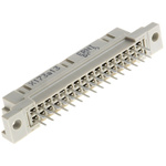 ERNI 32 Way 2.54mm Pitch Class C2, 2 Row, Straight DIN 41612 Connector, Socket