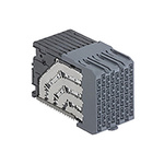 Molex 1.9mm Pitch 4 Pair Backplane Connector, Female, Right Angle, 8 Column, 8 Row, 64 Way, 204066