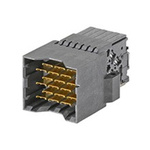 Molex 2.35mm Pitch 3 Pair Backplane Connector, Male, Right Angle, 6 Column, 6 Row, 36 Way, 173460
