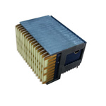 Amphenol Socapex, RVPX - VITA 46 1.8mm Pitch VITA 46 Centre VITA 46 Backplane Connector, Male, Right Angle, 16 Column,
