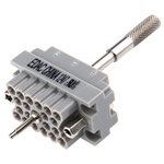EDAC, 516 Heavy Duty Power Connector, Female, Straight, 20 Way