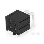 TE Connectivity, ICCON 6.6mm Pitch Power Backplane Power Connector, Socket, Right Angle, 2 Column, 2 Row, 4 Way, 2379