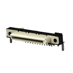 TE Connectivity, 6658751 0.8mm Pitch Connector Backplane Connector, Receptacle, Right Angle, 4 Row, 50 Way, 6658751