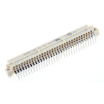 Harting 64 Way 2.54mm Pitch, Type R Class C2, 2 Row, Right Angle DIN 41612 Connector, Socket