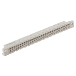 RS PRO 64 Way 2.54mm Pitch, Type B Class C1, 2 Row, Straight DIN 41612 Connector, Socket