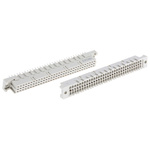 RS PRO 64 Way 2.54mm Pitch, Type C Class C2, 3 Row, Straight DIN 41612 Connector, Socket