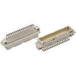 RS PRO 48 Way 2.54mm Pitch, Type C/2, 3 Row DIN 41612 Connector, Socket
