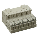 TE Connectivity, Z-PACK HM-Zd 2.5mm Pitch High Speed Hard Metric Backplane Connector, Female, Right Angle, 4 Row, 40 Way