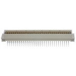 TE Connectivity Eurocard 96 Way 2.54mm Pitch, Type C Class C2, 3 Row, Right Angle DIN 41612 Connector, Plug