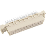 Harting 48 Way 2.54mm Pitch, Type 2C Class C2, 3 Row, Straight DIN 41612 Connector, Socket