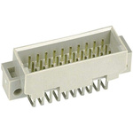 Harting 30 Way 2.54mm Pitch, Type 3C Class C2, 3 Row, Right Angle DIN 41612 Connector, Plug