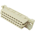 Harting 20 Way 2.54mm Pitch, Type 3C Class C2, 3 Row, Straight DIN 41612 Connector, Socket