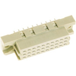 HARTING 30 Way 2.54mm Pitch, Type 3C Class C2, 3 Row, Straight DIN 41612 Connector, Socket