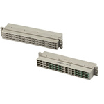 TE Connectivity Eurocard 48 Way 3.81 mm, 5.08 mm Pitch, Type F, 3 Row, Straight DIN 41612 Connector, Socket