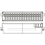 TE Connectivity Eurocard 64 Way 3.81 mm, 5.08 mm Pitch, Type G Class C1, 4 Row, Right Angle DIN 41612 Connector, Plug