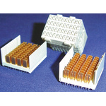 TE Connectivity, Z-PACK HM-Zd 2.5mm Pitch 2 Pair, High Speed Hard Metric Backplane Connector, Straight, 10 Column, 4