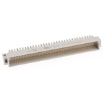 HARTING 09 03 64 Way 2.54mm Pitch, Type C Class C2, 3 Row, Right Angle DIN 41612 Connector, Plug