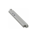 HARTING 09 72 64 Way 2.54mm Pitch, Type Q Class C2, 2 Row, Right Angle DIN 41612 Connector, Socket