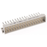 HARTING 09 05 48 Way 5.08mm Pitch, Type E Class C2, 3 Row, Right Angle DIN 41612 Connector, Plug