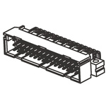 ERNI ERNIPRESS 48 Way 2.54mm Pitch, Type C/2 Class C2, 3 Row, Right Angle DIN 41612 Connector, Plug