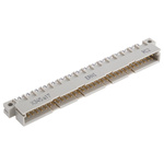 ERNI 64 Way 2.54mm Pitch, Type B, 2 Row, Right Angle DIN 41612 Connector, Plug