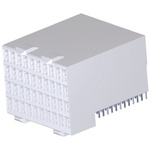 TE Connectivity, Z-PACK HM-Zd 2.5mm Pitch 4 Pair, High Speed Hard Metric Backplane Connector, Female, Right Angle, 10