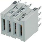 Harting, Har-Bus HM Power 3mm Pitch Hard Metric Backplane Connector, Female, Straight, 4 Row, 4 Way, 1766
