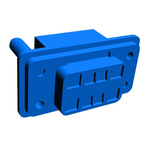 TE Connectivity 5mm Pitch Blind Mate Drawer Connector Backplane Connector, Male, Straight, 4 Column, 2 Row, 8 Way