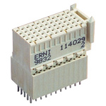 ERNI, ERmet 2mm Pitch Hard Metric Type C Backplane Connector, Female, Vertical, 11 Column, 5 Row, 55 Way