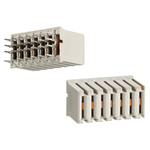 ERNI, ERmet 2mm Pitch Universal Power Module Backplane Connector, Female, Vertical, 5 Column, 4 Row, 7 Way