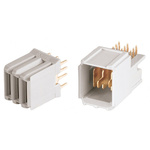 ERNI, ERmet 2mm Pitch Universal Power Module Backplane Connector, Male, Right Angle, 4 Column, 4 Row, 3 Way