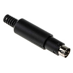 RS PRO 8 Pole Miniature Extension Shaft, 1A, 50 V ac/dc, Male, Cable Mount