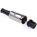 RS PRO 6 Pole Din Socket, 1A, 100 V ac, Push Lock, Female, Cable Mount