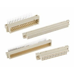 Amphenol Communications Solutions DIN 41612 48 Way 2.54 mm, 5.08 mm Pitch, Type C/2 Class C2, 3 Row, Straight DIN 41612