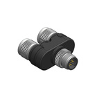 RS PRO 8 Pole M12 Plug to 8 Pole M12 Socket Adapter