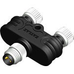 RS PRO 3 Pole M8 Plug to 3 Pole M12 Socket Adapter