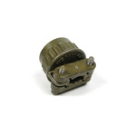 Amphenol India Green Cable Clamp, Shell Size 10SL, 12S for use with Jackeetd Cable, Wires Protected by Tubing