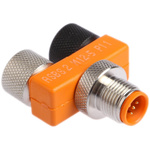 Lumberg Automation Tee 5 Pole M12 Socket to 5 Pole Plug Adapter