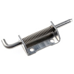 Pinet Raw Stainless Steel Concealed, Spring-Action Hinge Bolt-on, 82mm x 21mm x 2.8mm
