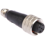Brad from Molex 4 Pole M8 Plug to 4 Pole M12 Socket Adapter