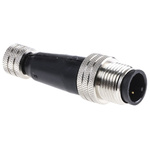Brad from Molex 3 Pole M8 Socket to 3 Pole M12 Plug Adapter