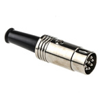 RS PRO 8 Pole Din Plug, DIN 45326, 4A, 60 V ac, Male, Cable Mount