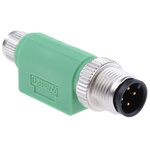Phoenix Contact 4 Pole M12 Plug to 4 Pole M8 Socket Adapter