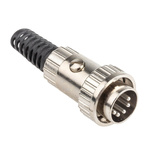 RS PRO 5 Pole Din Plug, 2A, 100 V ac, Twist Lock, Male, Cable Mount