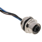 RS PRO Circular Connector, 4 Contacts, Panel Mount, M12 Connector, Socket, Female, IP67