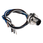 RS PRO Circular Connector, 5 Contacts, Panel Mount, M12 Connector, Plug, Male, IP67