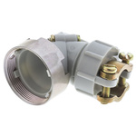 Souriau, 840Size 2 Angled, Straight Circular Connector Backshell, For Use With 840 Series